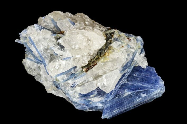 Vibrant Blue Kyanite Crystal Cluster - Brazil #113483